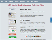 Tablet Screenshot of mtgstudio.com